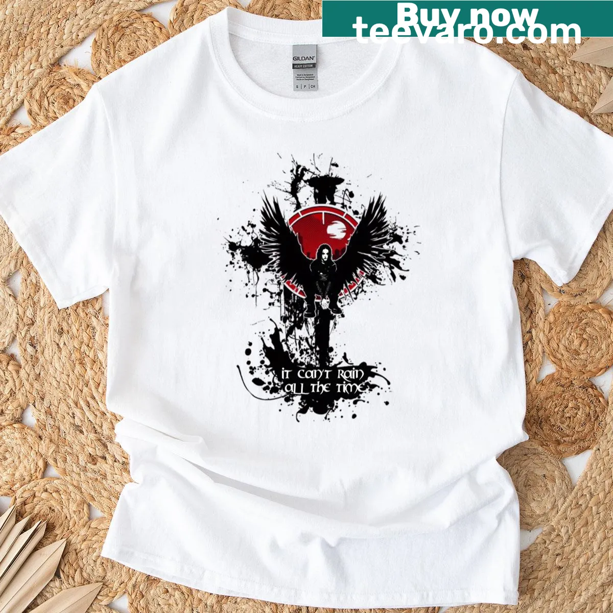 Funny vintage horror movie t-shirt featuring a retro design — on a men's t-shirt