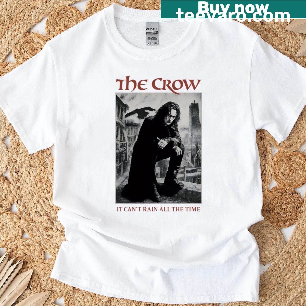 Funny vintage horror-themed t-shirt featuring a playful graphic — on a men's t-shirt