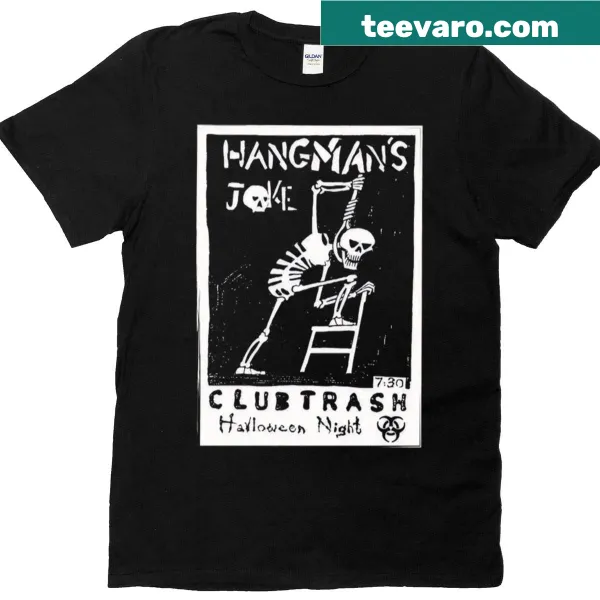 Vintage-inspired horror movie t-shirt with funny text design