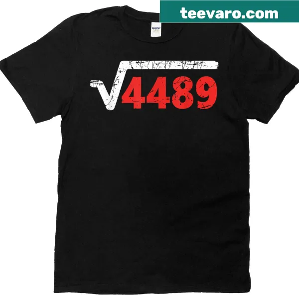 T-shirt featuring a funny square root meme design for math teachers