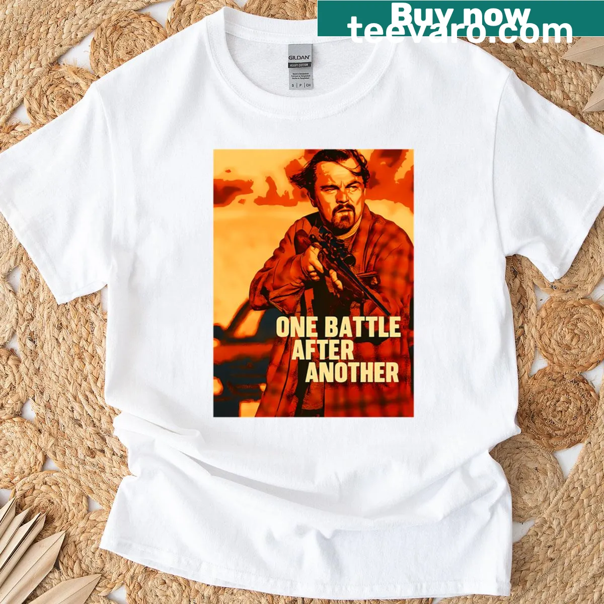 Retro T-shirt celebrating 90s vintage films — on a men's t-shirt