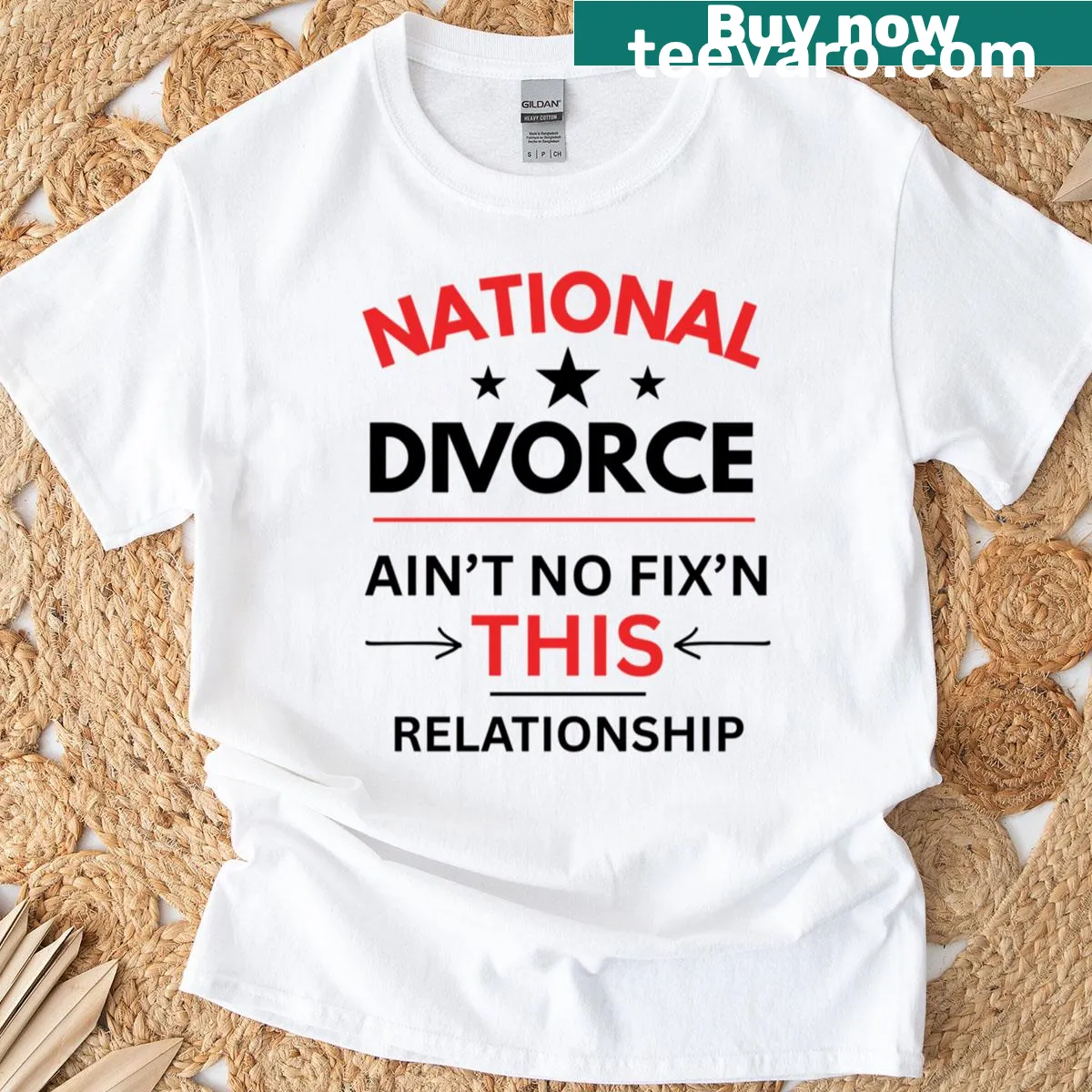 Aint No Fixn This T-shirt with bold typography — on a men's t-shirt