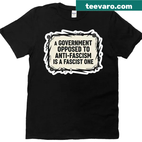 Anti-fascist shirt with a clear message against fascism