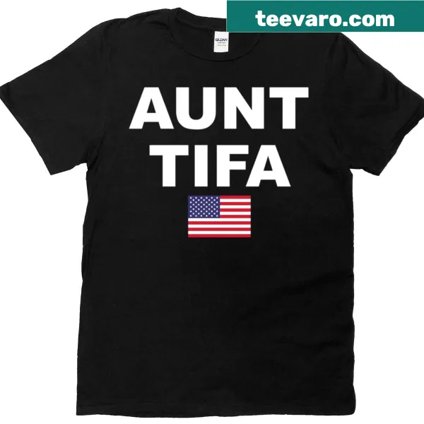 Cute Aunt Tifa t-shirt with playful character design