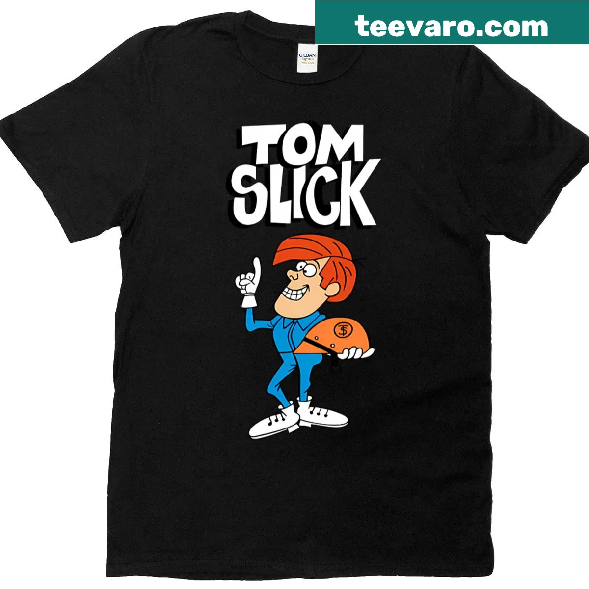 Funny retro cartoon t-shirt inspired by 90s movies and memes — on a men's t-shirt