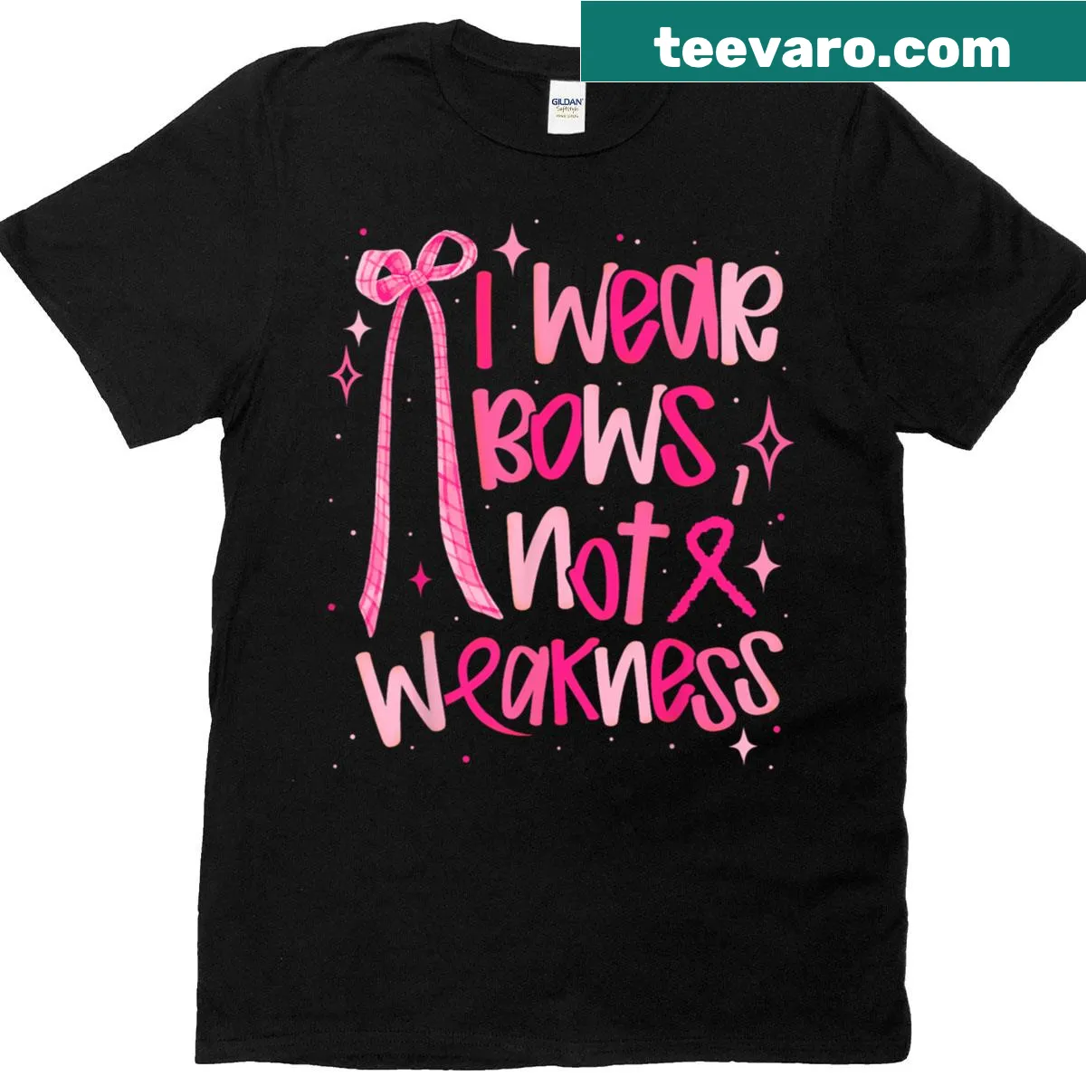 T-shirt promoting breast cancer awareness for women — on a men's t-shirt