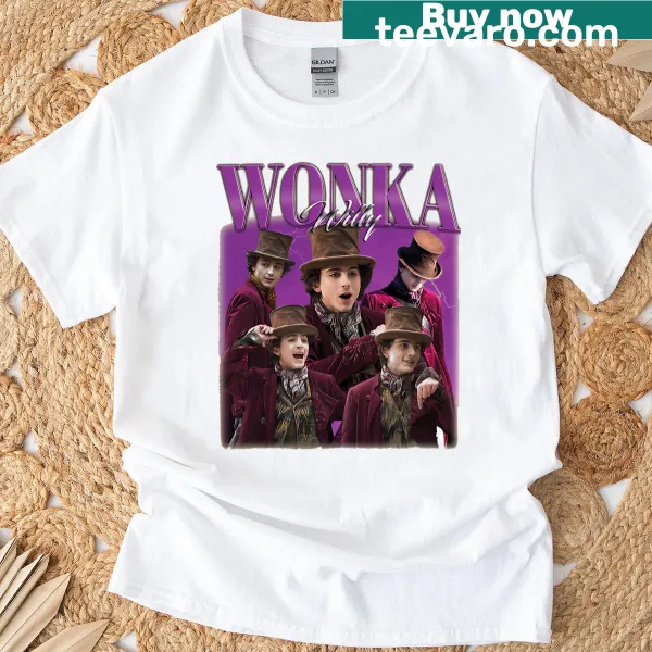 Funny vintage movie logo t-shirt with chocolate theme for Christmas.