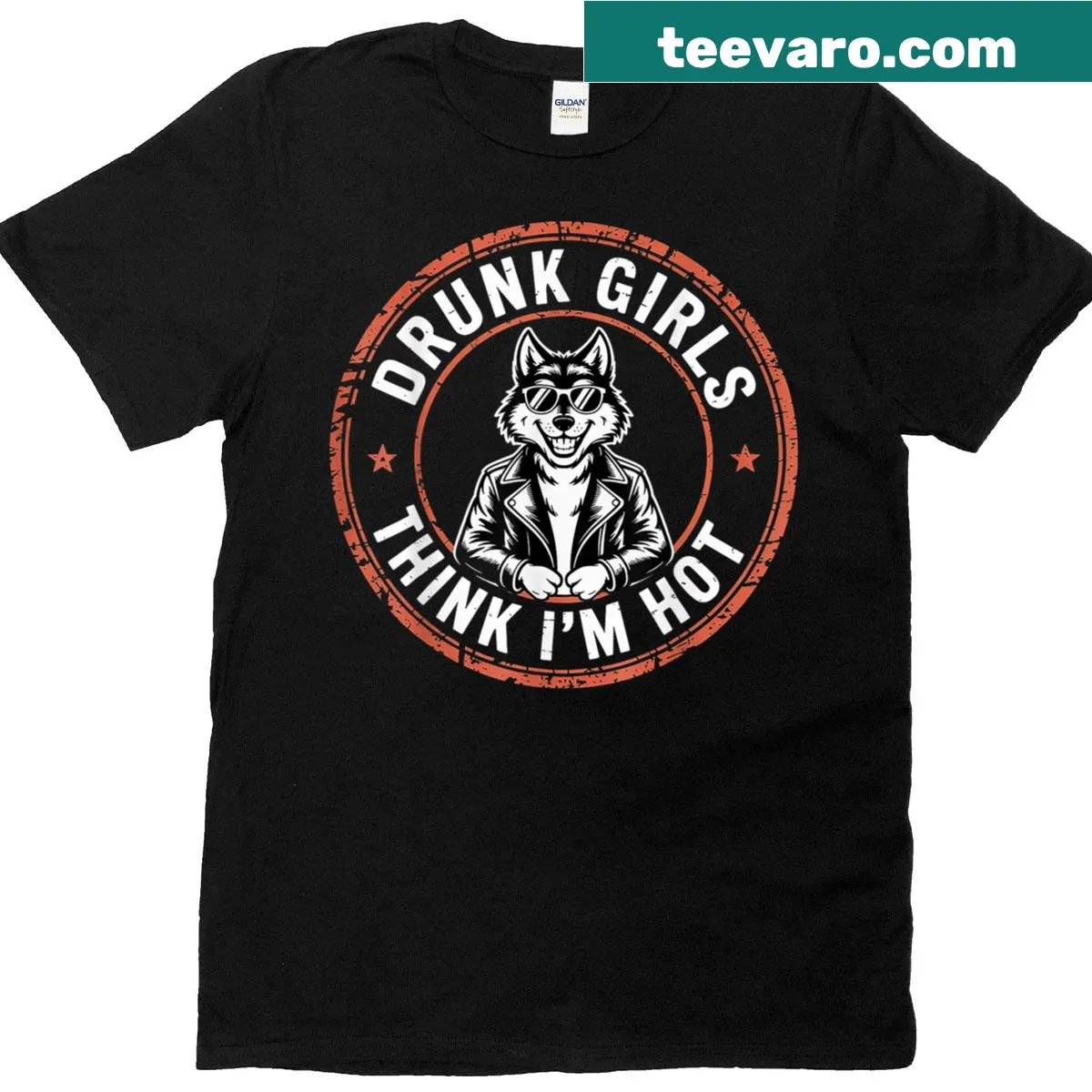 Playful T-shirt with humorous bar confidence quote — on a men's t-shirt