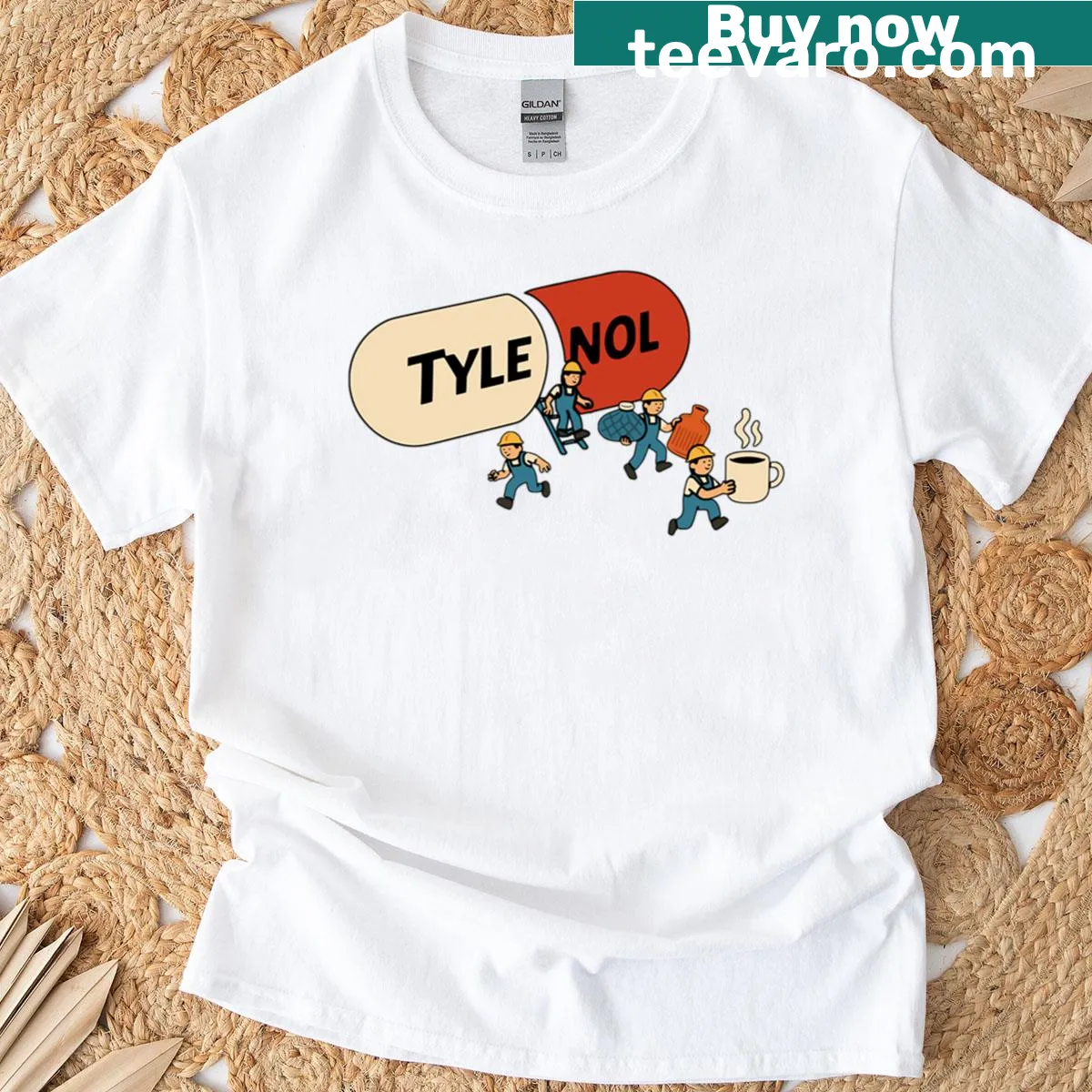 T-shirt with 'Emergency Fix Crew' slogan — on a men's t-shirt