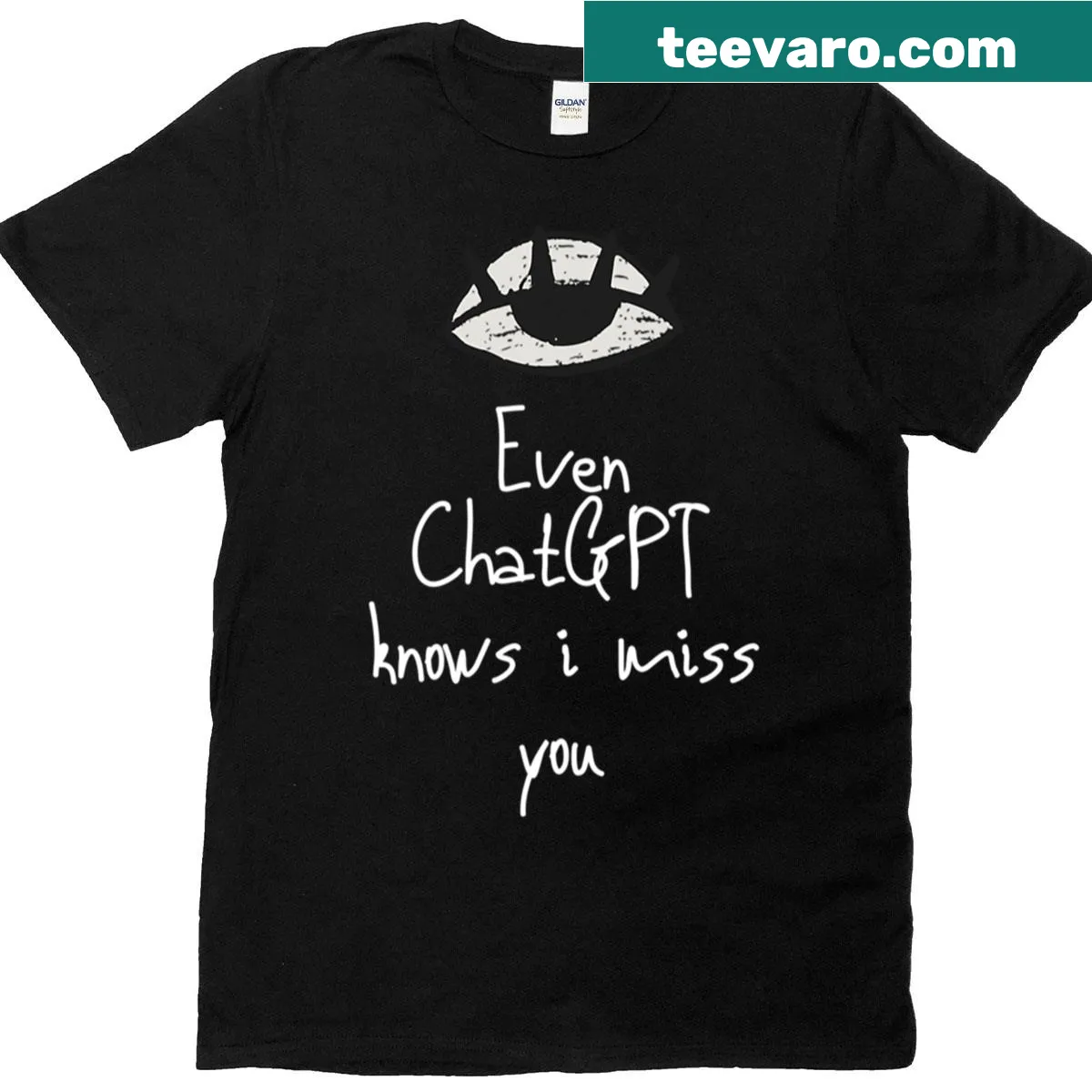 Funny couples T-shirt with AI therapy quote design. — on a men's t-shirt