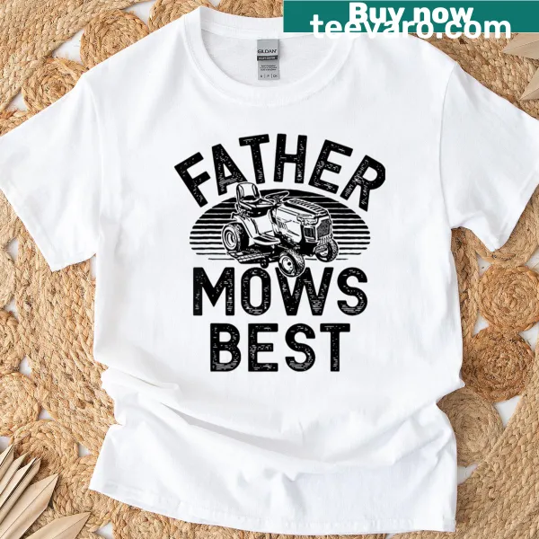Textual design honoring dads who mow the lawn on Father's Day