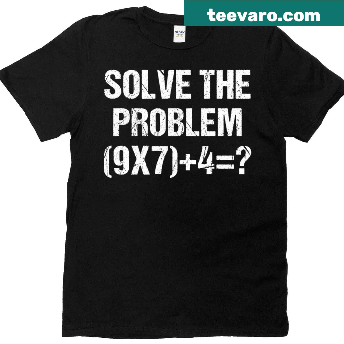 Funny PEMDAS math teacher graphic T-shirt with 67 meme — on a men's t-shirt