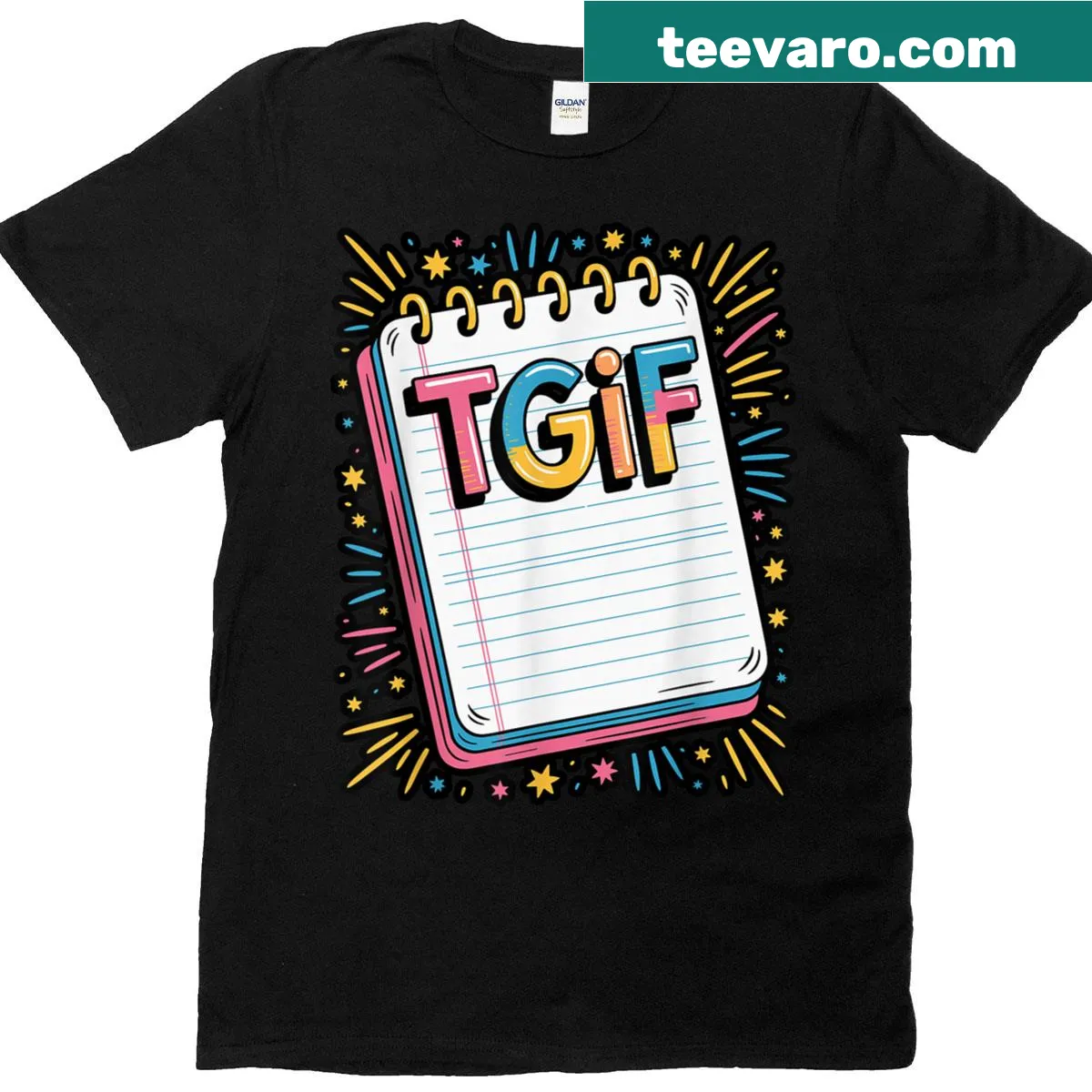 Cursive handwriting worksheet design on a T-shirt — on a men's t-shirt