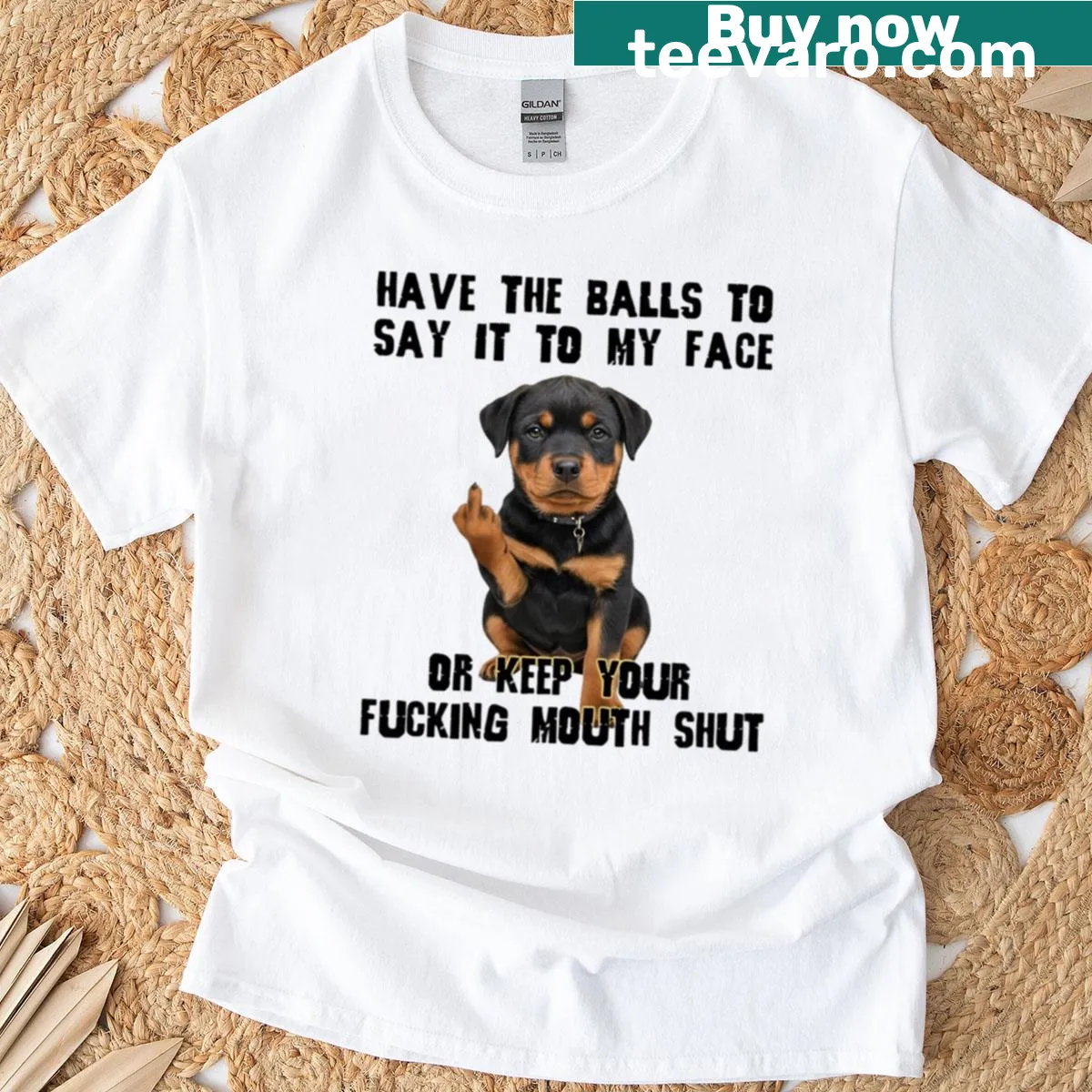 Bold text shirt with the phrase challenging confrontations — on a men's t-shirt