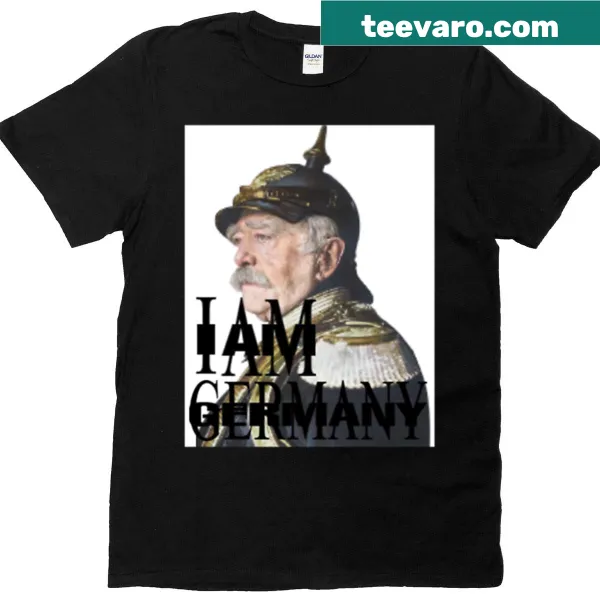Playful typography T-shirt with 'I Am Germany' text