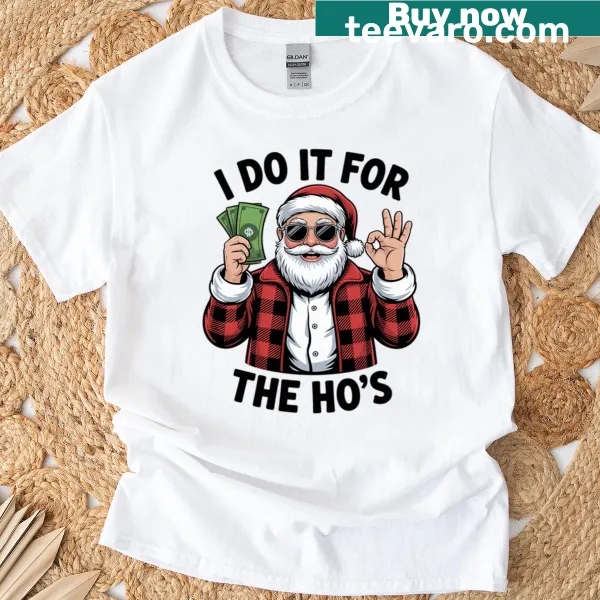 Oversized t-shirt with the phrase 'I Do It For The Hos'