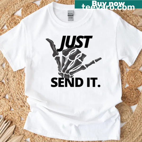 A minimalistic t-shirt with the phrase 'Just Cope' in simple typography.