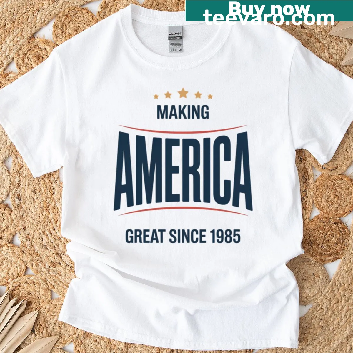 Birthday t-shirt celebrating 37 years since 1985 with a fun graphic design — on a men's t-shirt