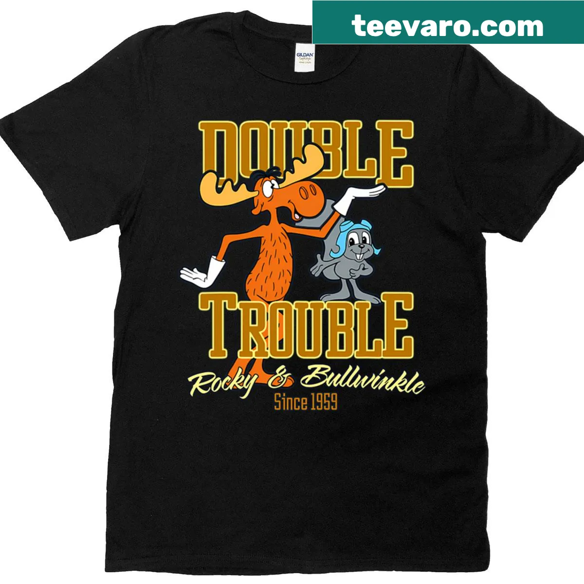 Retro T-shirt featuring 90s cartoon and meme graphics — on a men's t-shirt
