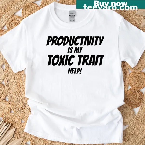 Sarcastic productivity quote T-shirt design