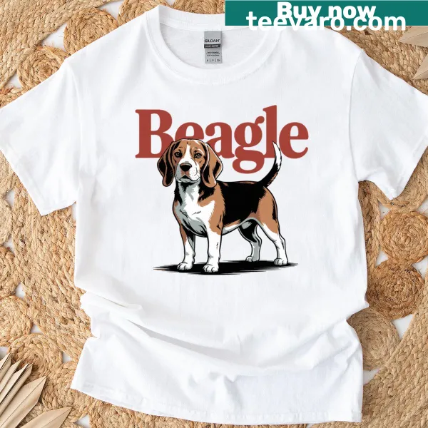 Illustration of a proud Beagle dog T-shirt