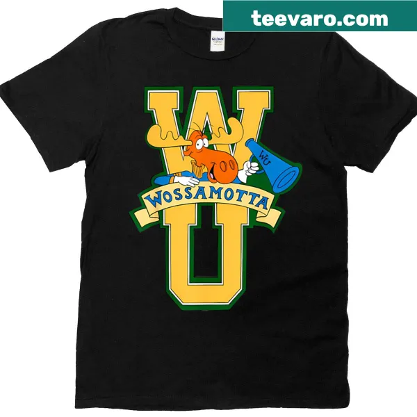 Funny cartoon T-shirt featuring iconic 90s movie quotes and memes.