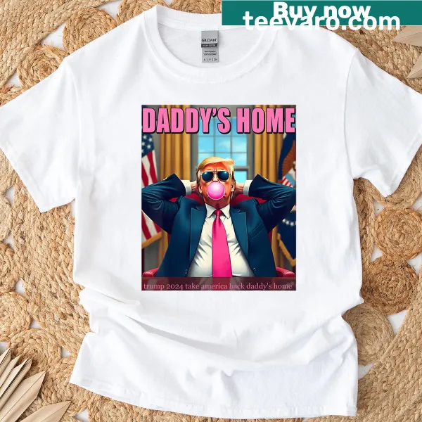 Playful Trump 2024 T-shirt with 'Take America Back' message