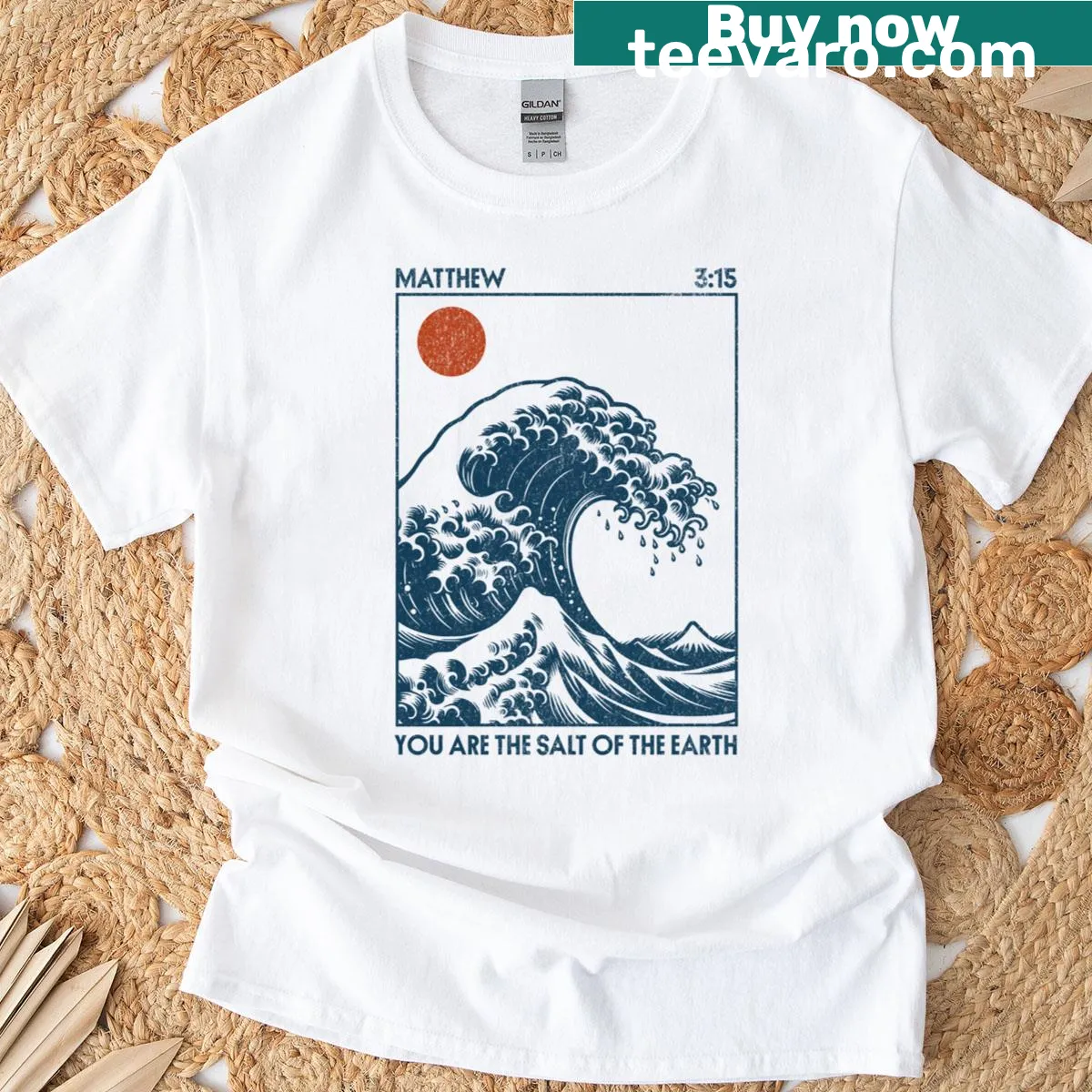 Text graphic stating 'You Are The Salt Of The Earth' — on a men's t-shirt