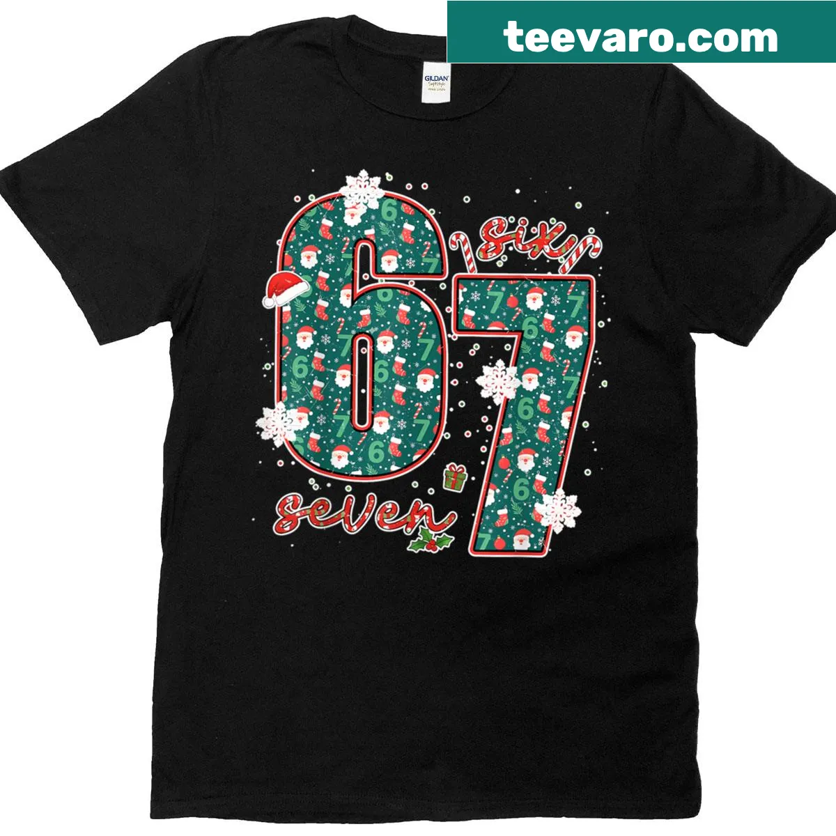 Funny ice cream drip meme T-shirt for Christmas — on a men's t-shirt