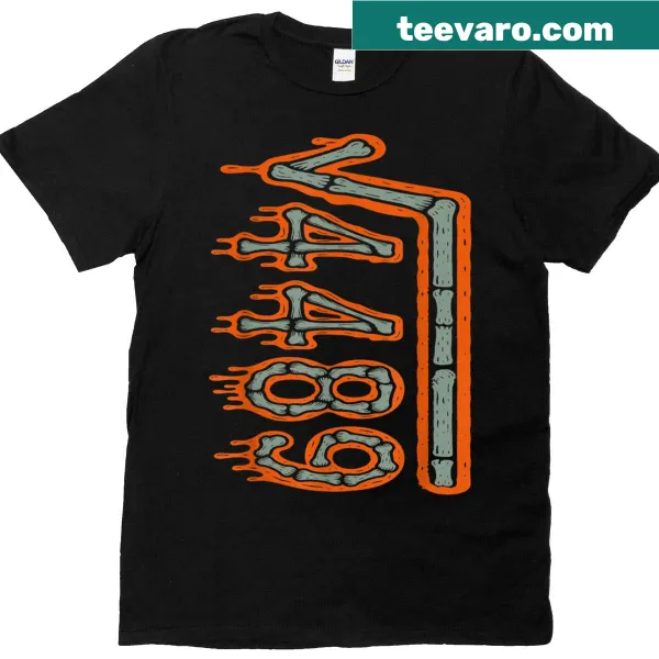 Funny skeleton-themed T-shirt with math references