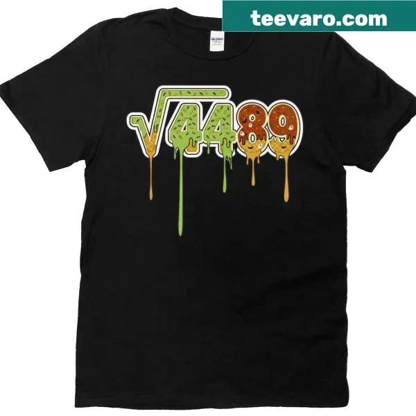 Funny math T-shirt with 'Square Root 4489 = 67' text