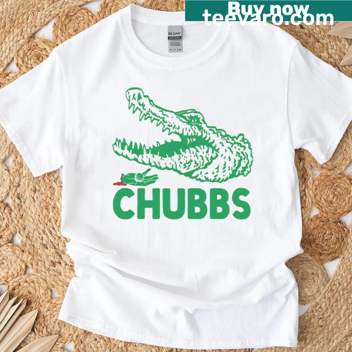 Vintage-style 90s movie t-shirt with classic film references — on a men's t-shirt