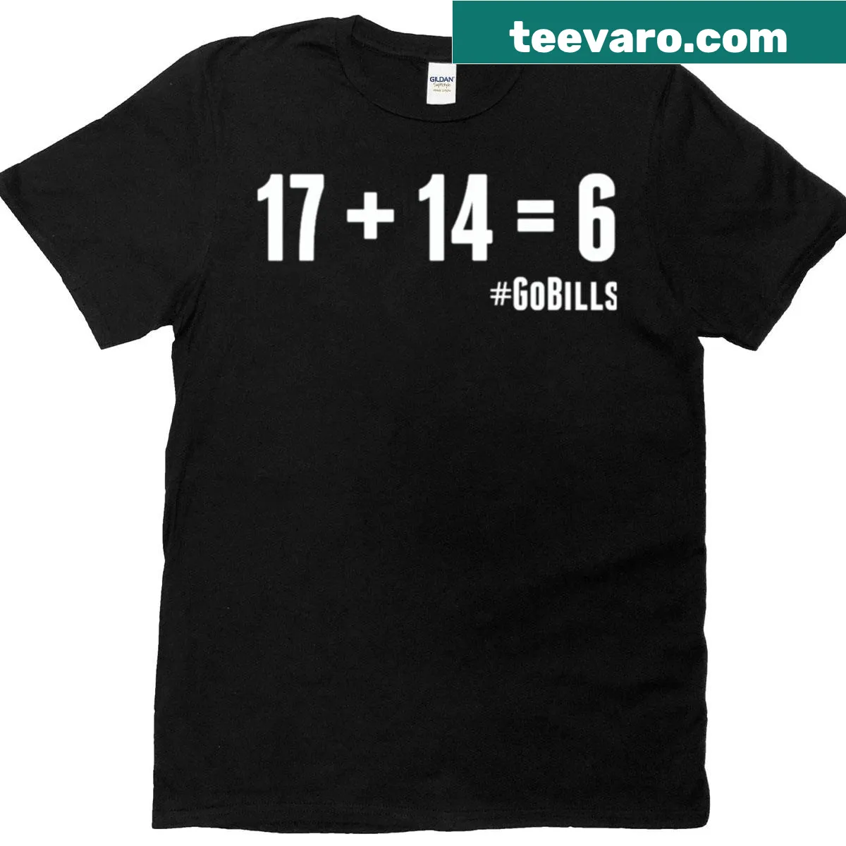 Champion wide receiver number 14 printed on a T-shirt — on a men's t-shirt