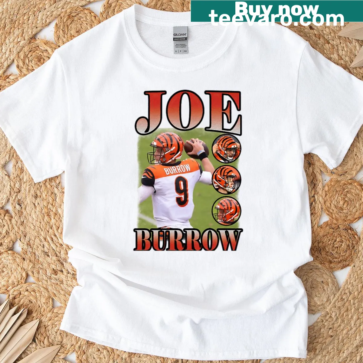 Quarterback graphic t-shirt for football fans — on a men's t-shirt