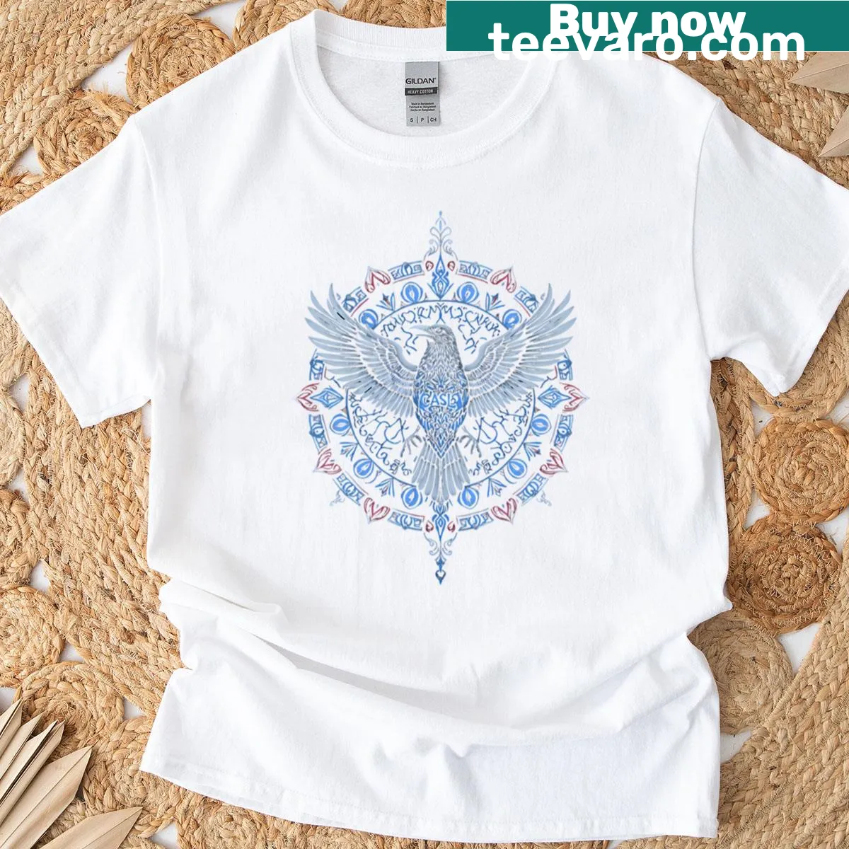San Lorenzo team raven design t-shirt — on a men's t-shirt
