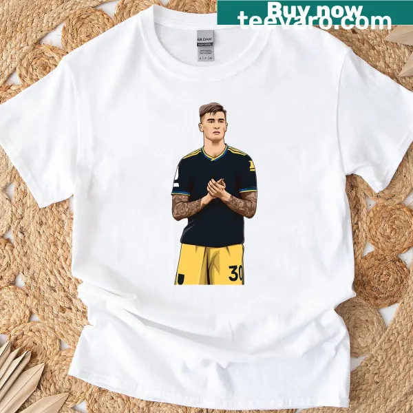 Minimalist T-shirt featuring the name Benjamin Eko in stylish typography