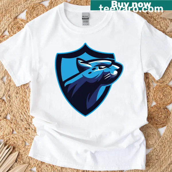 Fierce panther emblem shirt showcasing a bold design
