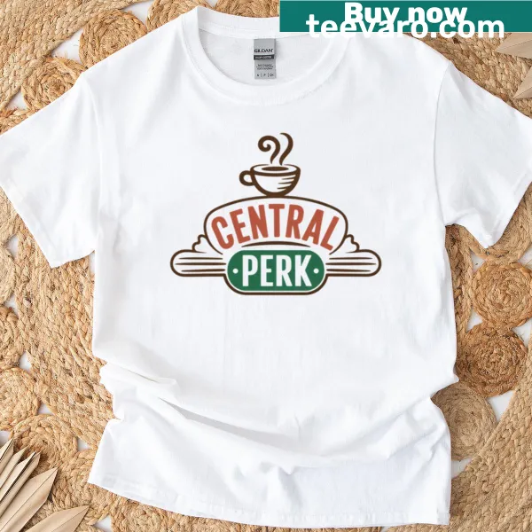 T-shirt featuring the Central Perk Cafe logo from Friends