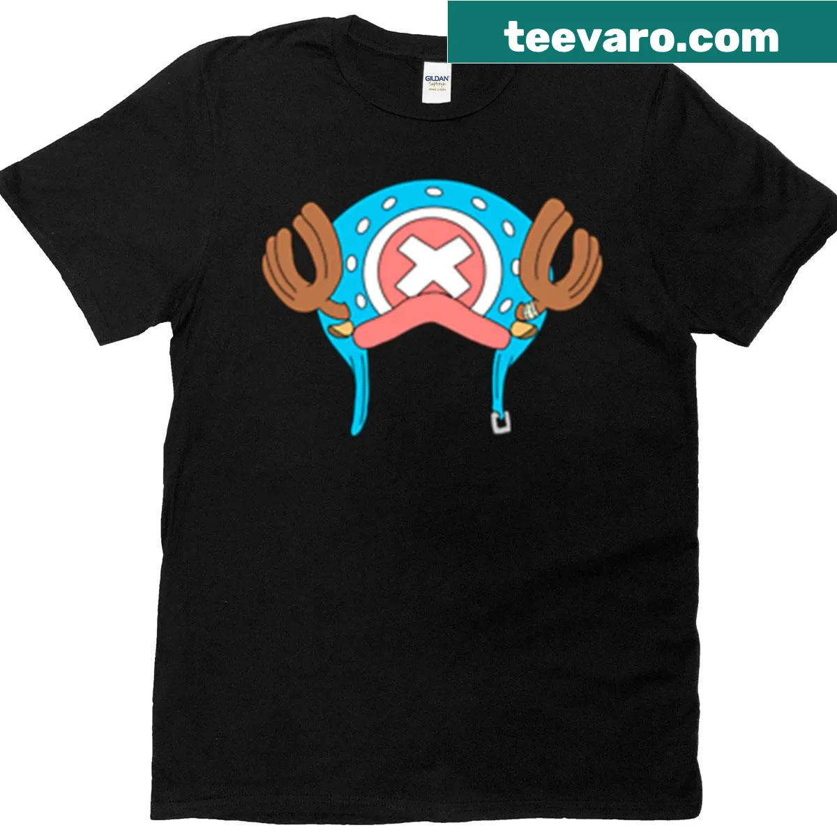 Chopper motorcycle graphic and hat design on a t-shirt — on a men's t-shirt
