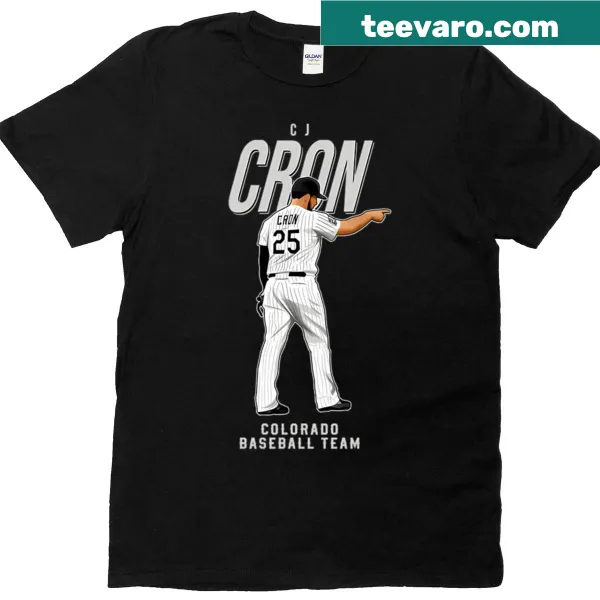Cj Cron 25 Colorado Baseball Team graphic tee