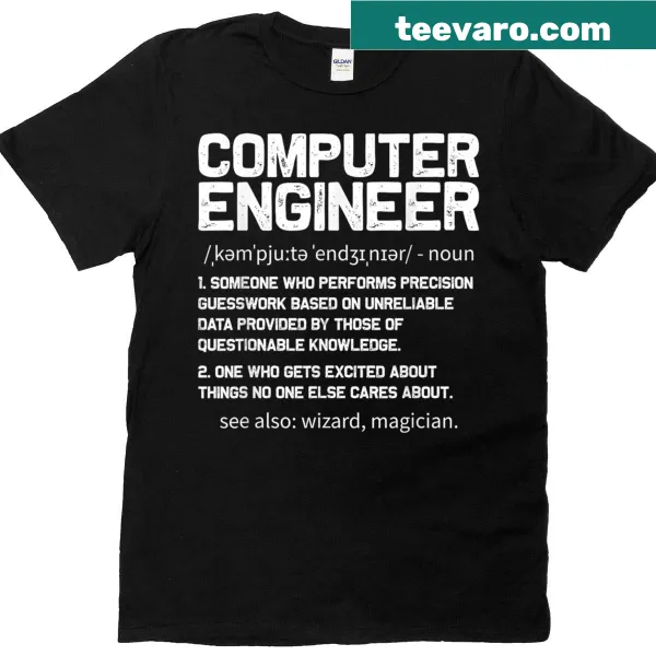 Computer engineering definition graphic T-shirt