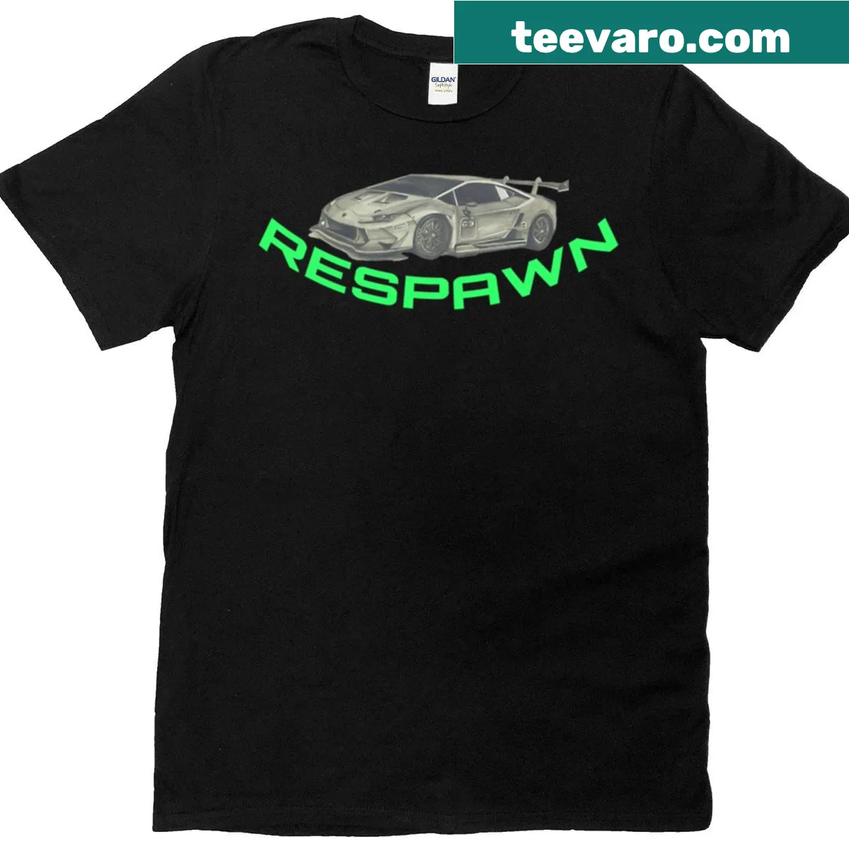 Gaming-themed shirt with 'Copy Of Respawn III' text — on a men's t-shirt