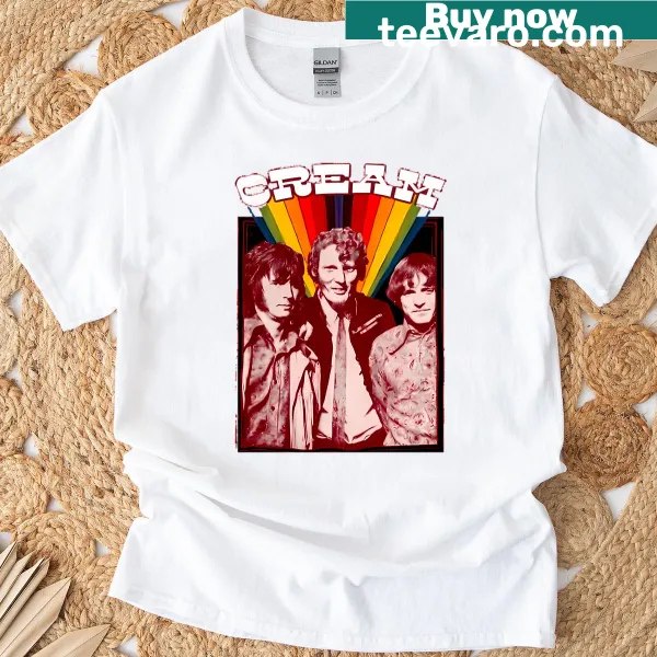 Vintage Cream Band graphic printed on T-shirt