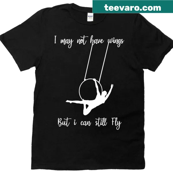 Aerial silks acrobatics fitness performer t-shirt
