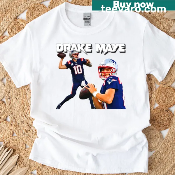 New Kid On The Block shirt with bold typography for Drake Maye.