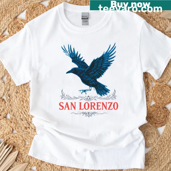 Cartoon raven-themed Fly Cuervo Boedo t-shirt