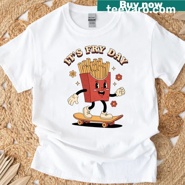 Cartoon potato skateboarding design for kids