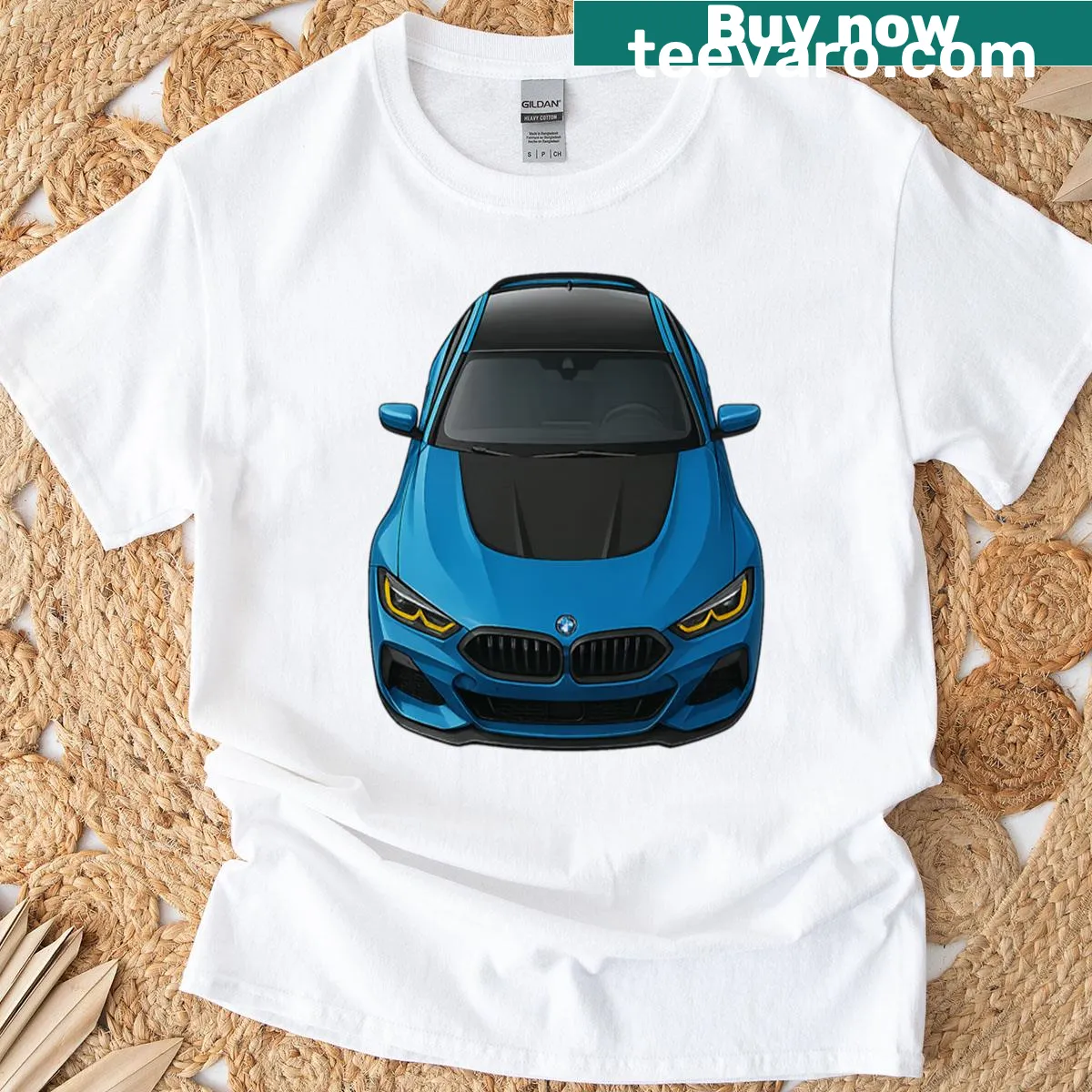 Humorous German sports car t-shirt showcasing automotive passion — on a men's t-shirt