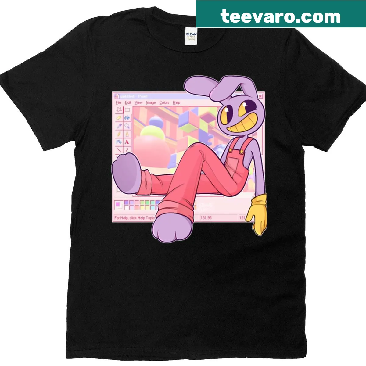 Active T-shirt featuring Jax toy theme for kids — on a men's t-shirt