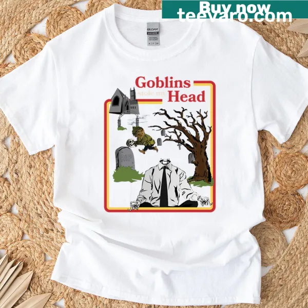 Funny Goblins Stole My Head graphic t-shirt